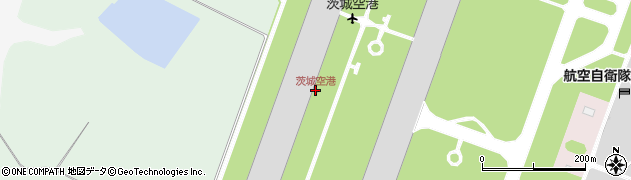 茨城空港周辺の地図