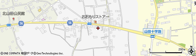 茨城県古河市山田730周辺の地図
