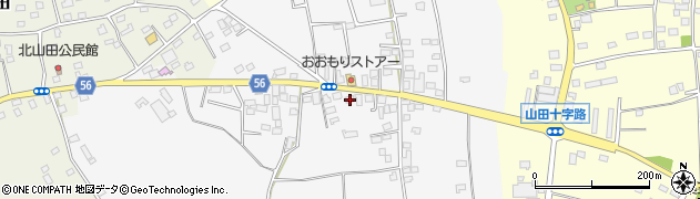茨城県古河市山田730-1周辺の地図
