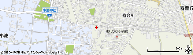長野県松本市内田53周辺の地図