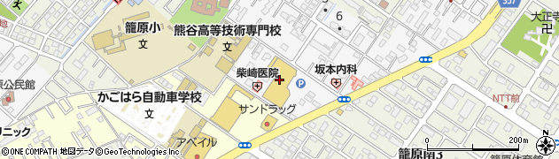 ゲームパーク・エムランド　籠原店周辺の地図