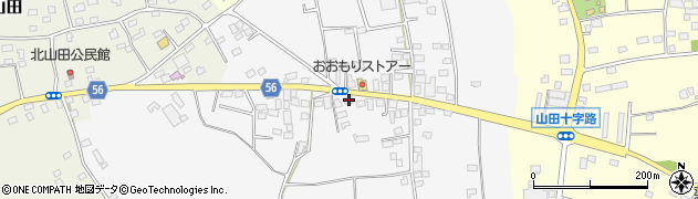 茨城県古河市山田730-3周辺の地図