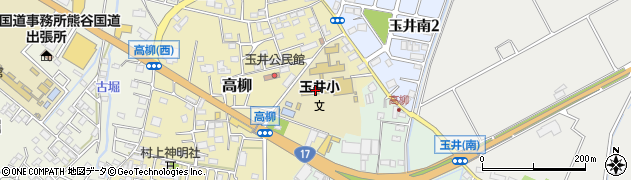 熊谷市立玉井小学校周辺の地図