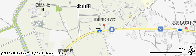 茨城県古河市北山田148周辺の地図