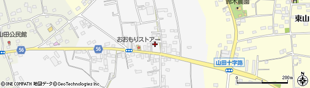 茨城県古河市山田682周辺の地図