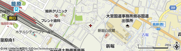 埼玉県熊谷市新堀289周辺の地図