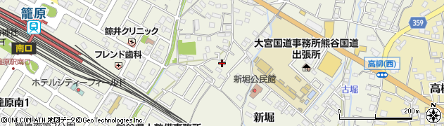 埼玉県熊谷市新堀290周辺の地図