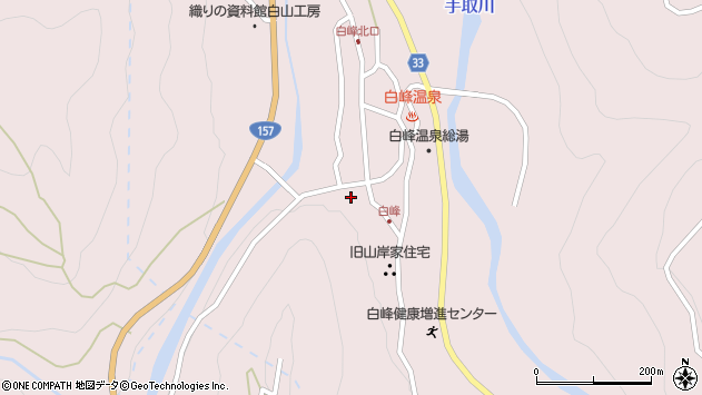 〒920-2501 石川県白山市白峰の地図