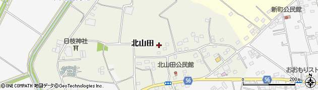茨城県古河市北山田175周辺の地図
