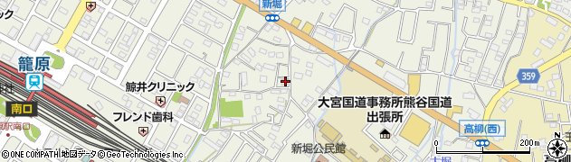 埼玉県熊谷市新堀306周辺の地図