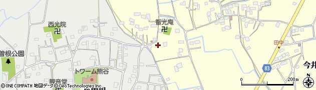埼玉県熊谷市今井185周辺の地図