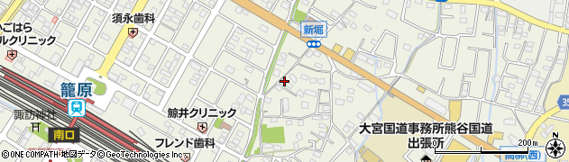 埼玉県熊谷市新堀310周辺の地図
