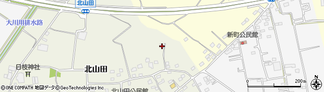 茨城県古河市北山田189周辺の地図