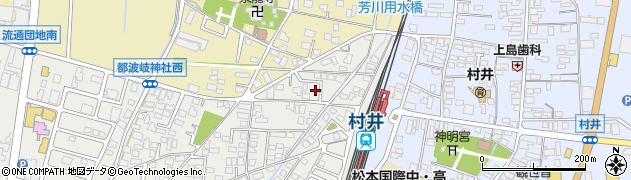 長野県松本市村井町西1丁目2周辺の地図