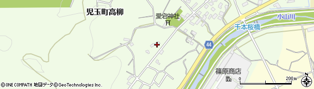 埼玉県本庄市児玉町高柳334周辺の地図