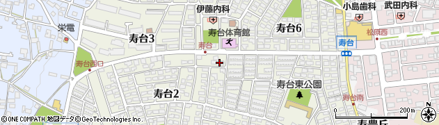長野県松本市寿台周辺の地図