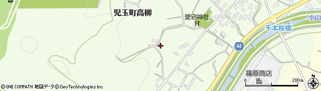 埼玉県本庄市児玉町高柳325周辺の地図