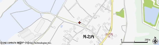 茨城県小美玉市外之内238周辺の地図