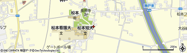 長野県松本市笹賀神戸3720周辺の地図