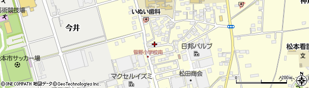 長野県松本市笹賀神戸3325周辺の地図