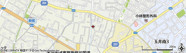 埼玉県熊谷市新堀6周辺の地図