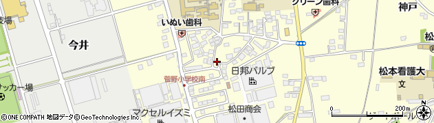 長野県松本市笹賀神戸3327周辺の地図