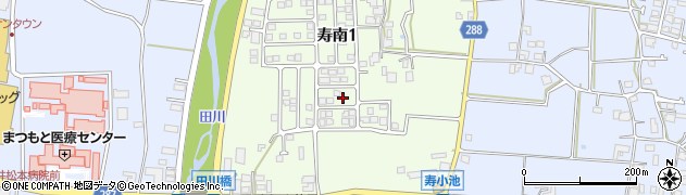 長野県松本市寿南周辺の地図