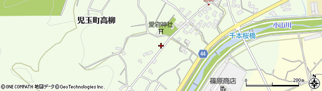 埼玉県本庄市児玉町高柳333周辺の地図