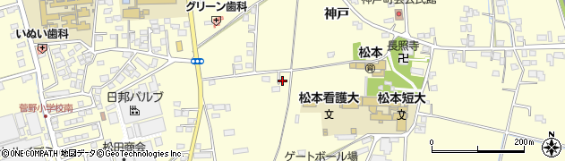 長野県松本市笹賀神戸3090周辺の地図