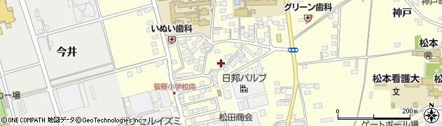 長野県松本市笹賀神戸3326周辺の地図