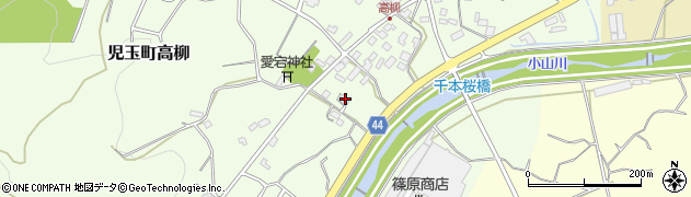 埼玉県本庄市児玉町高柳144周辺の地図