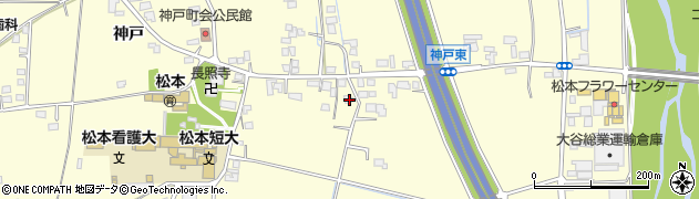 長野県松本市笹賀神戸3255周辺の地図