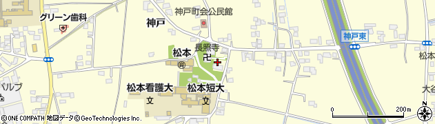 長野県松本市笹賀神戸3283周辺の地図