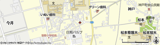 長野県松本市笹賀神戸3317周辺の地図