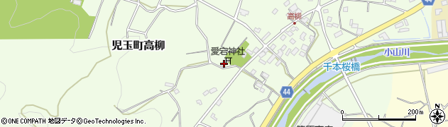 埼玉県本庄市児玉町高柳138周辺の地図