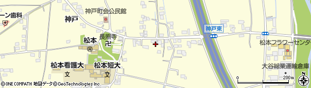 長野県松本市笹賀神戸3261周辺の地図
