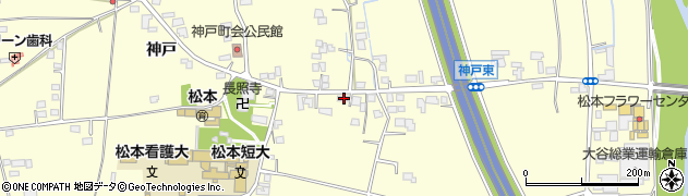 長野県松本市笹賀神戸3263周辺の地図