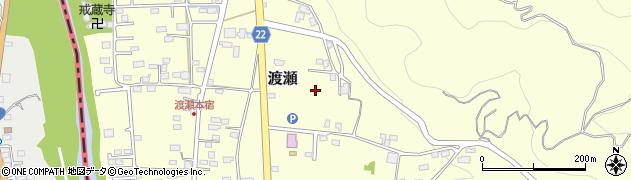 埼玉県児玉郡神川町渡瀬周辺の地図
