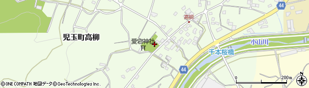 埼玉県本庄市児玉町高柳136周辺の地図