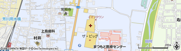 ソフトバンク　松本村井周辺の地図