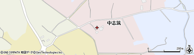 茨城県かすみがうら市中志筑2561周辺の地図