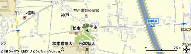 長野県松本市笹賀神戸3276周辺の地図