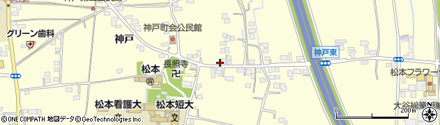 長野県松本市笹賀神戸3524周辺の地図