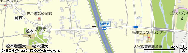 長野県松本市笹賀神戸3588周辺の地図