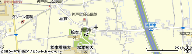 長野県松本市笹賀神戸3522周辺の地図