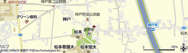 長野県松本市笹賀神戸3520周辺の地図