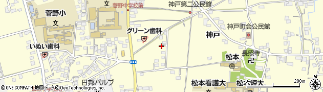 長野県松本市笹賀神戸3308周辺の地図