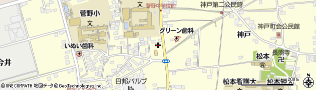 長野県松本市笹賀神戸3483周辺の地図