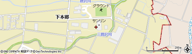 サンリン株式会社本社松本ガスセンター周辺の地図