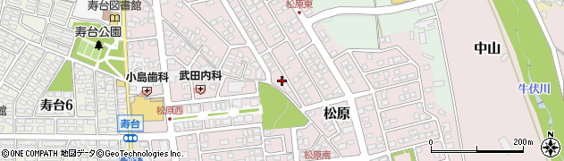 長野県松本市松原周辺の地図